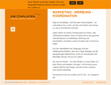 Tablet Screenshot of die-copiloten.com